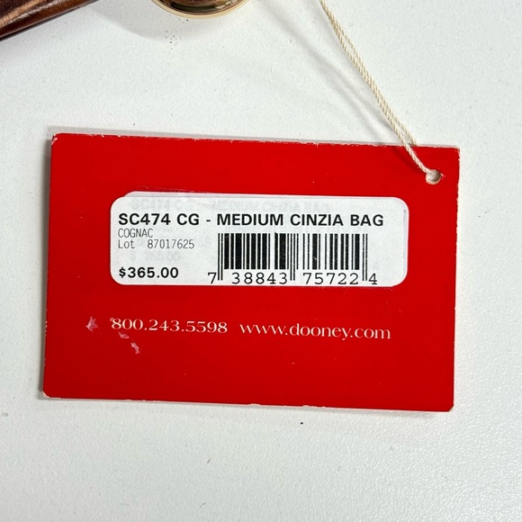 Dooney & Bourke Medium Cinzia Croc Brown Hobo Bag - Picture 5 of 8